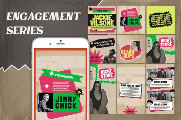 Download Engagement Instagram Templates - Premium Resources